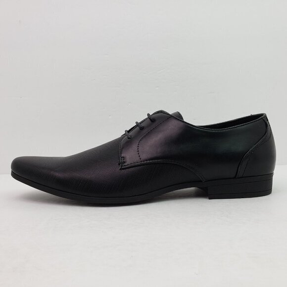 Boohoo MAN Embossed Vamp Smart Mens Size 10 Black Formal Dress Shoes MZZ65877-10 main image 6
